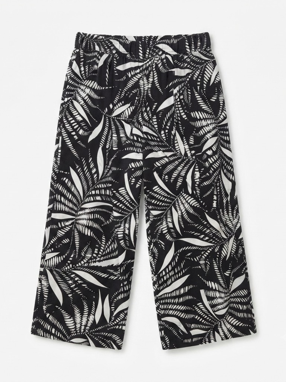 Panama Jack Black & White Tropical Print Capris Women's Small #171